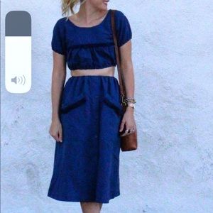 Reformation 2 piece skirt set